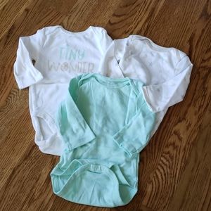 NWOT 3 piece lot of onesies